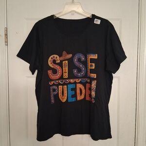 Black Graphic Kids Shirt